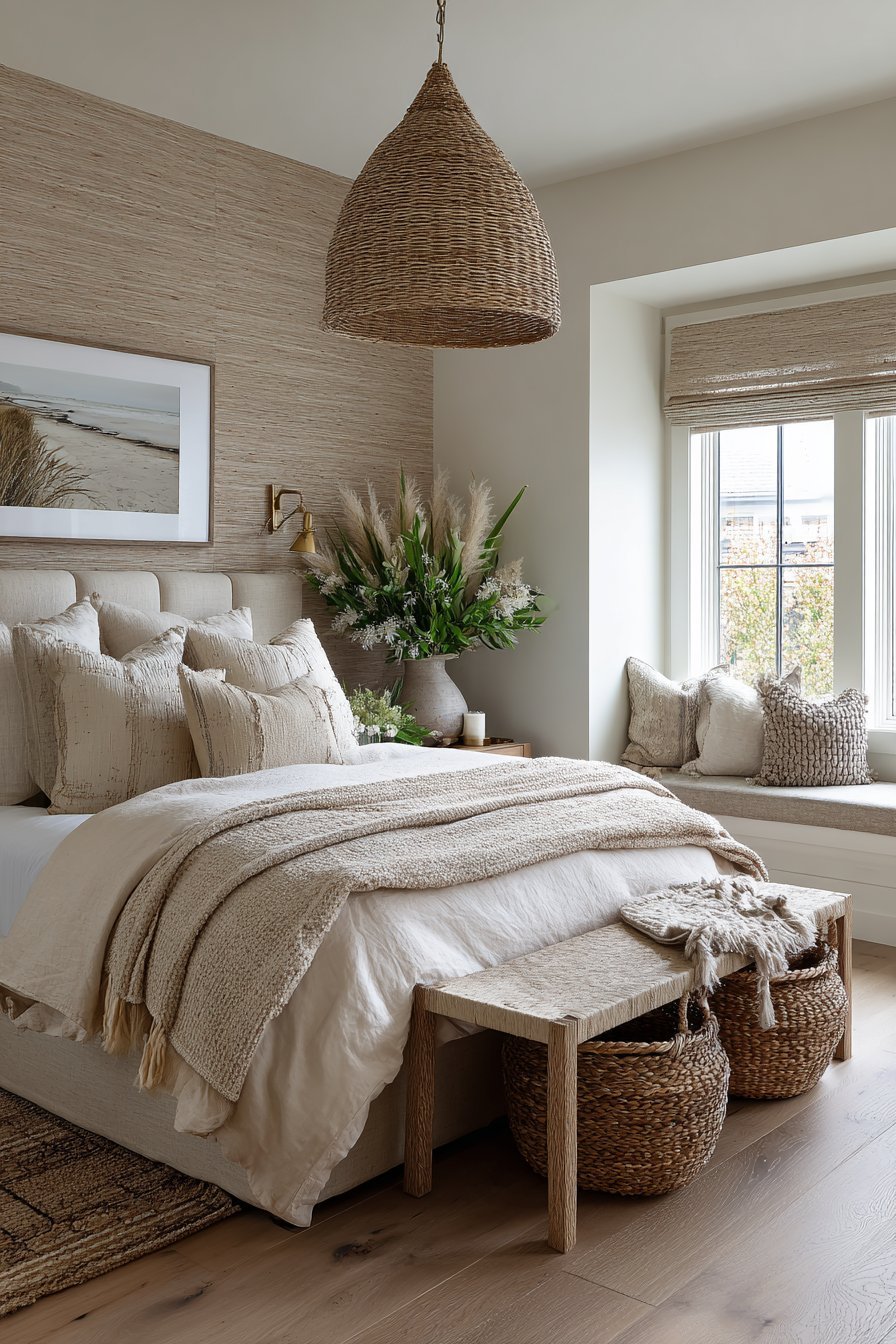 Rattan Pendant Statement