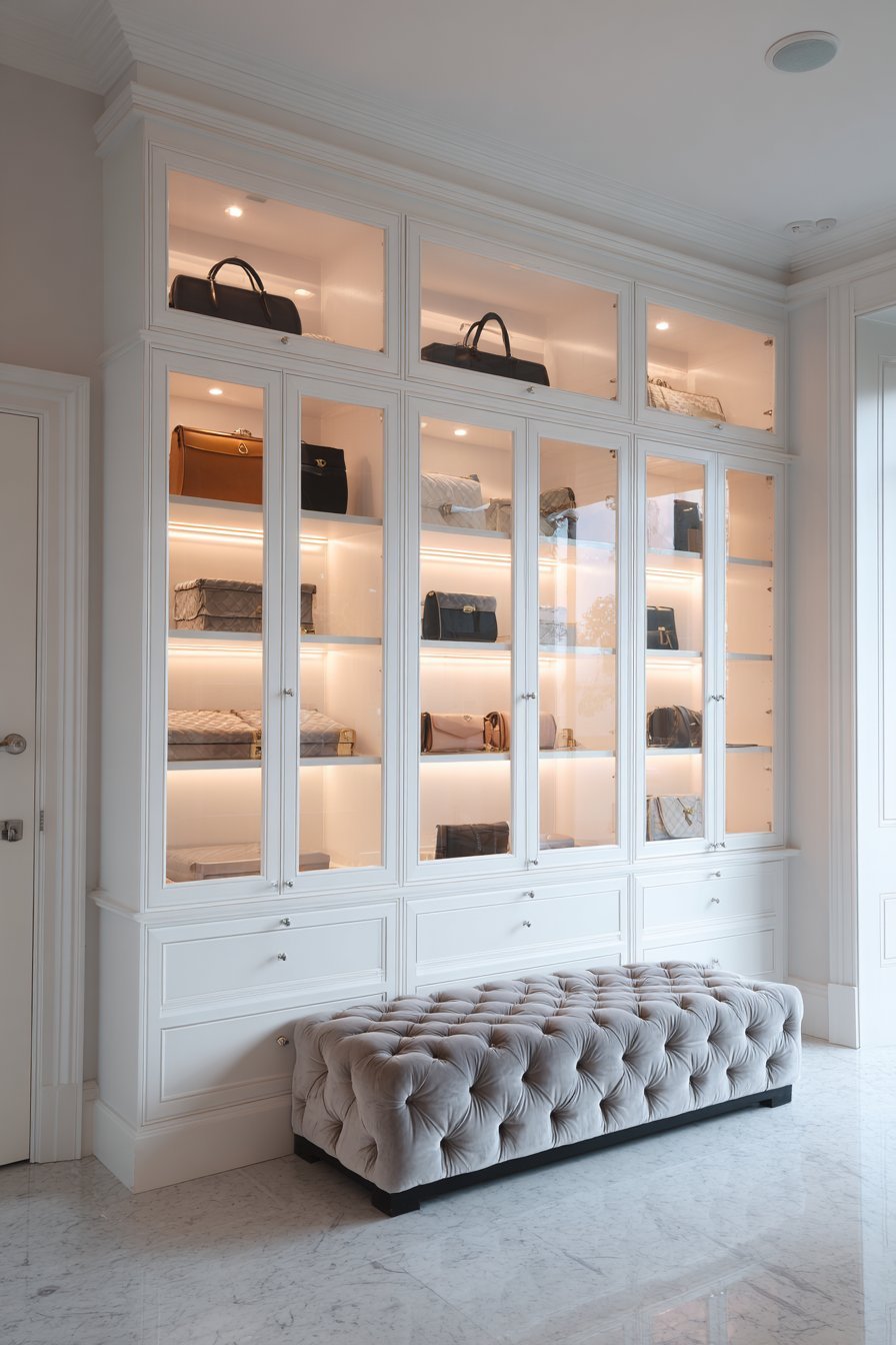Luxurious Boutique-Style Display Storage