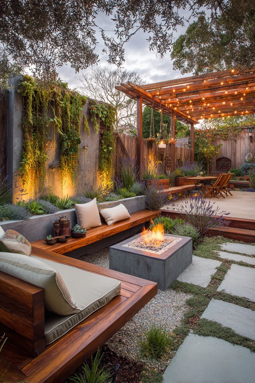 Small backyard oasis