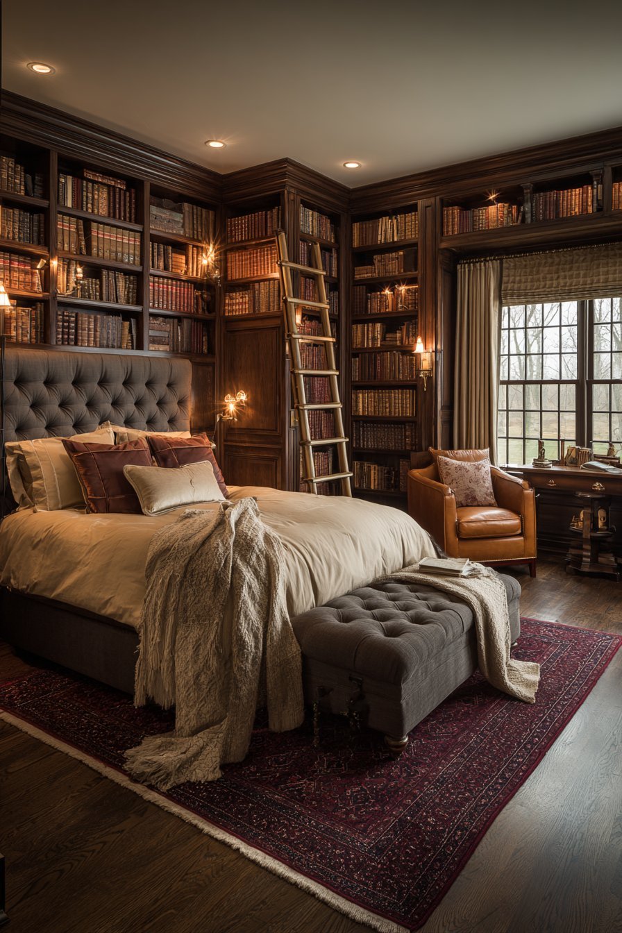 Library Bedroom Ideas