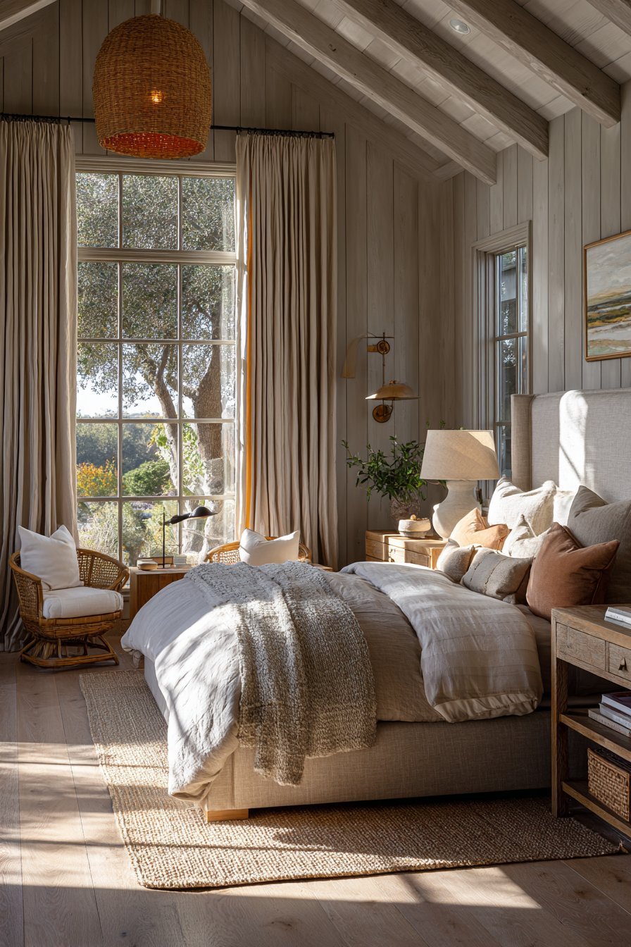 Warm neutral bedroom ideas