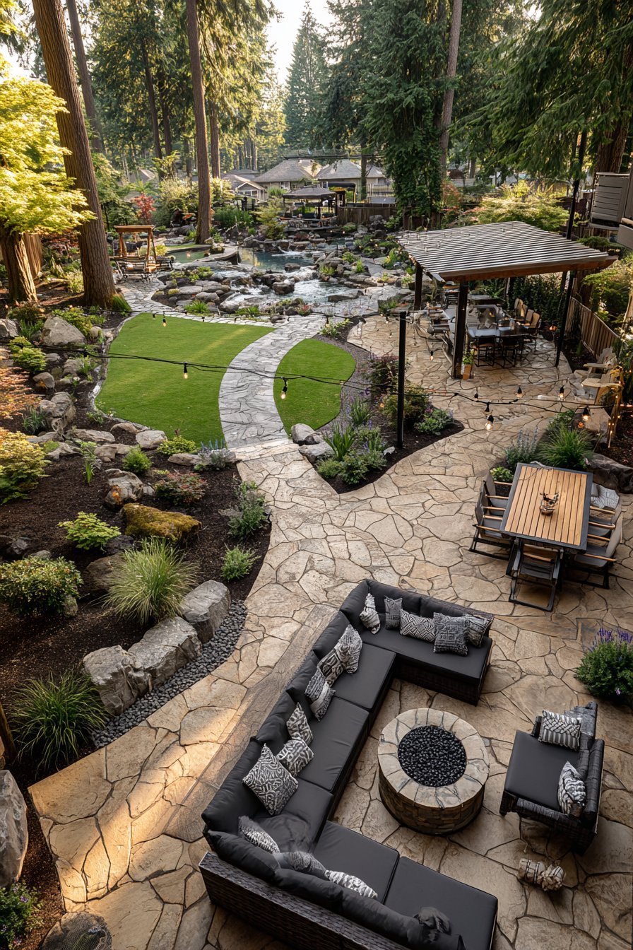 Large backyard ideas