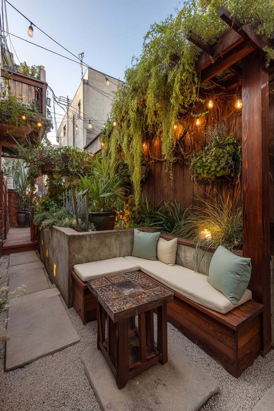 Small backyard oasis