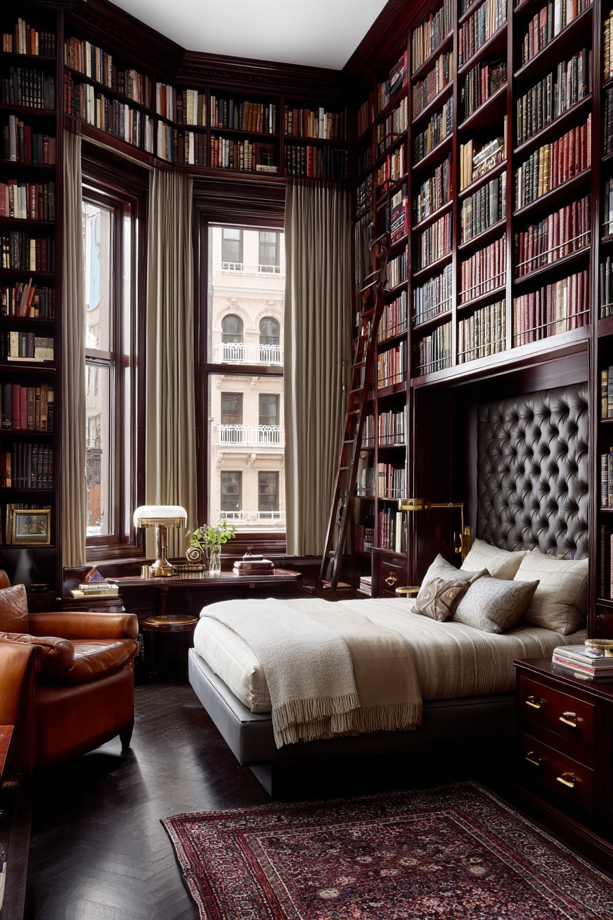 Library Bedroom Ideas
