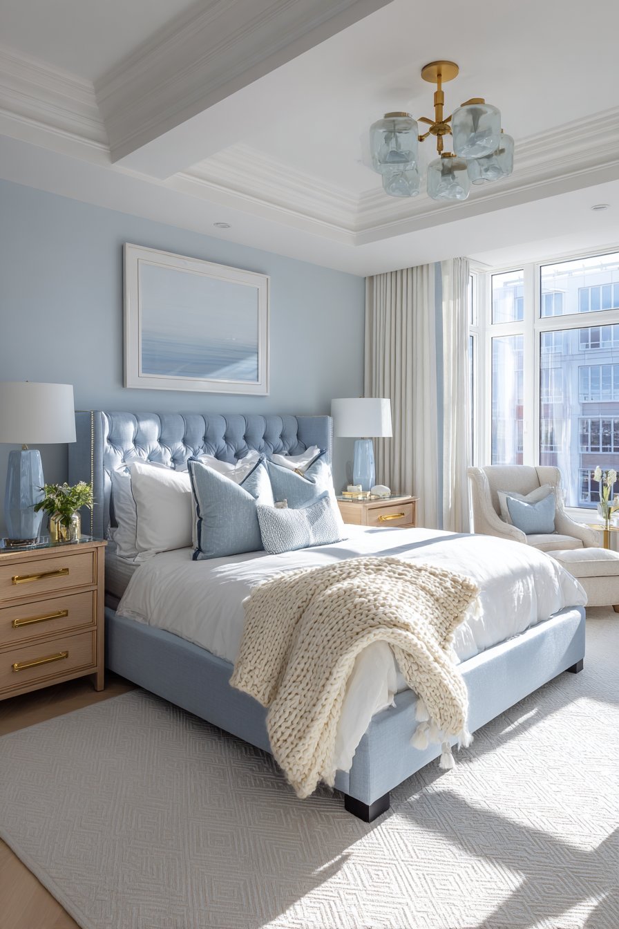 Light blue bedroom ideas