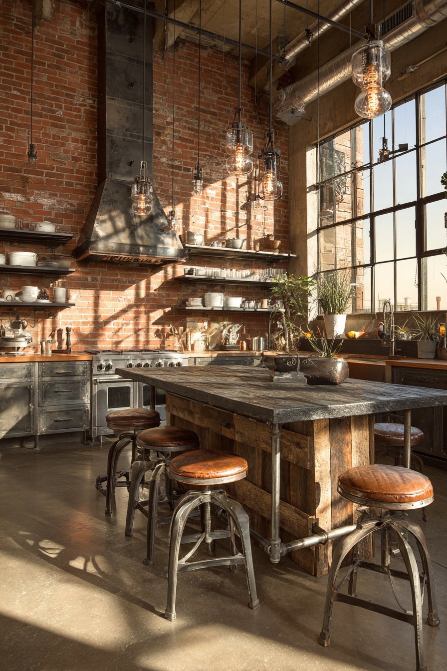 Industrial style kitchen