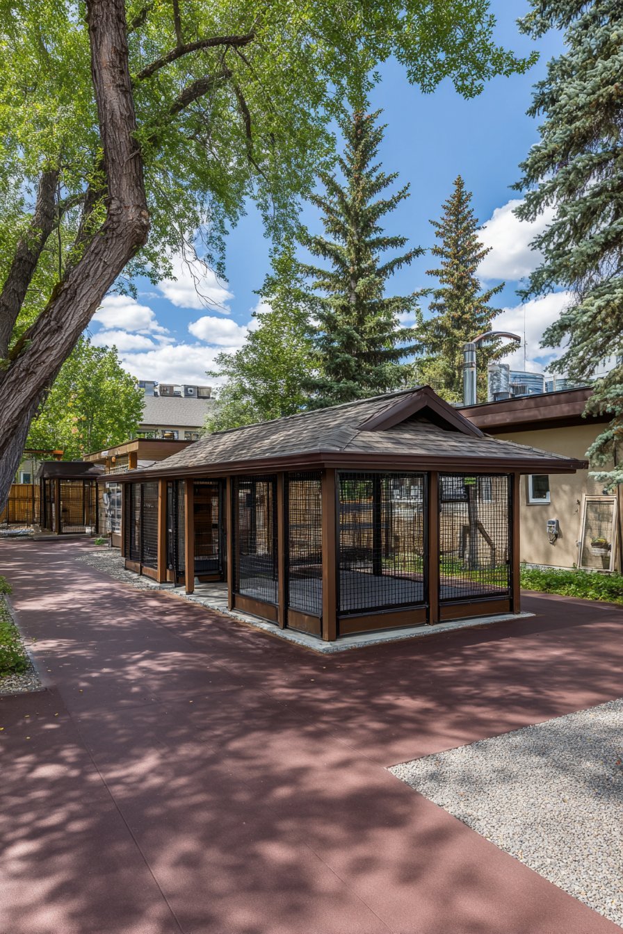 Dog friendly backyard