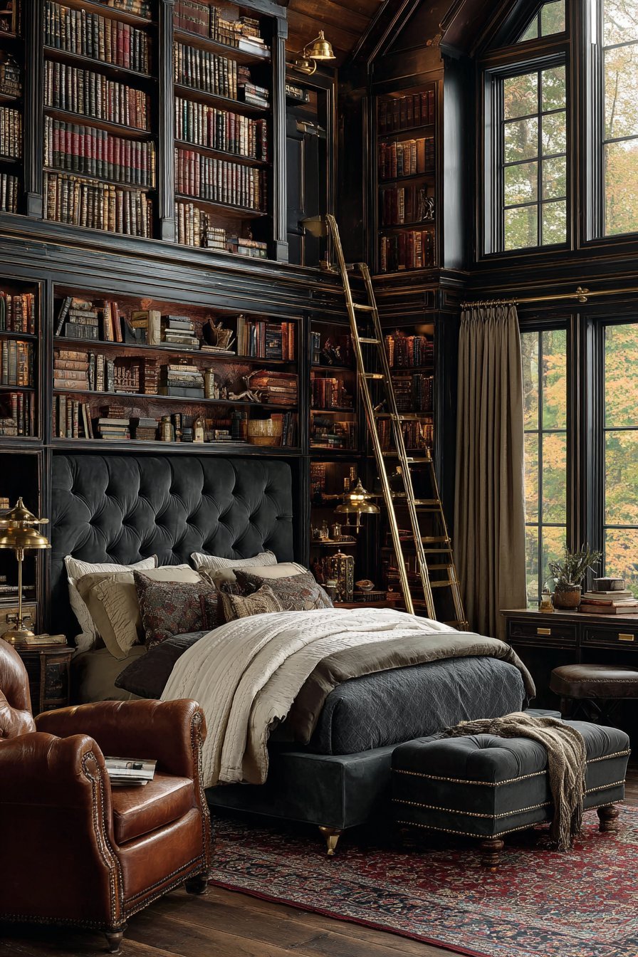 Library Bedroom Ideas