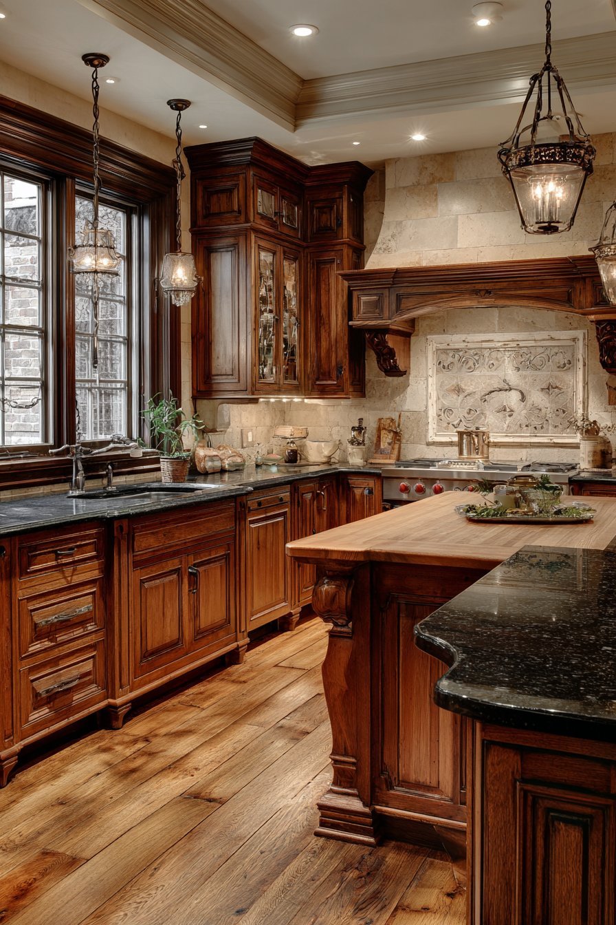 Traditional kitchen design