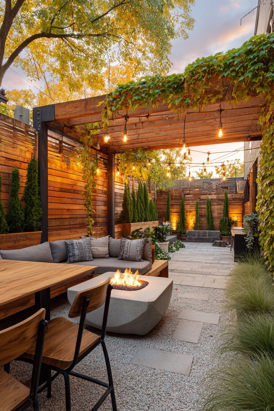 Private backyard ideas