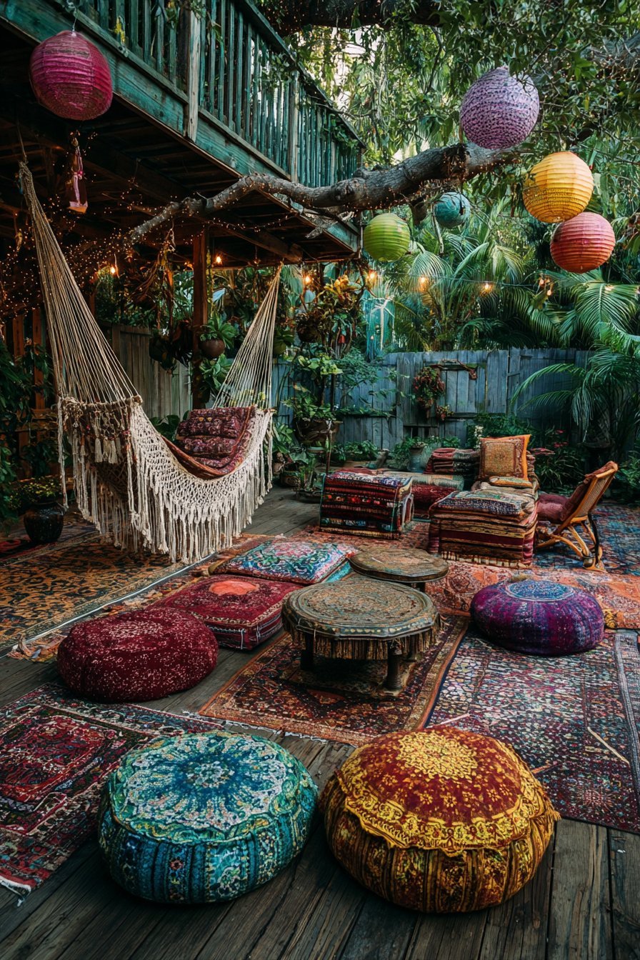 Hippie backyard