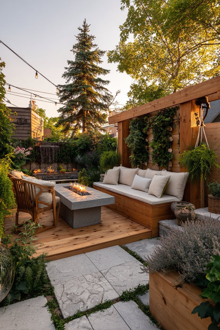 Small backyard oasis