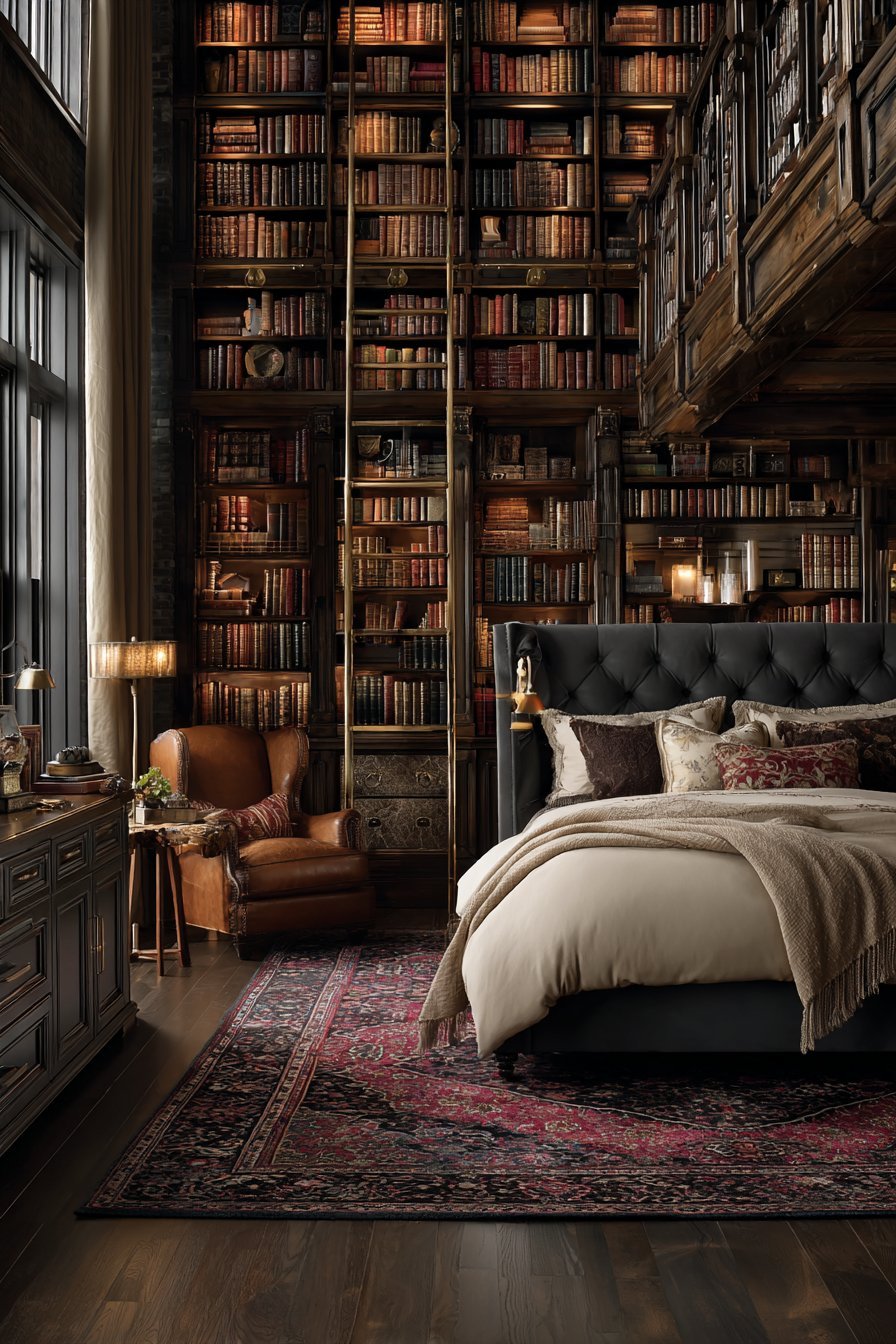 Library Bedroom Ideas