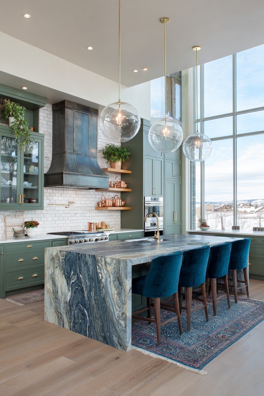 Square kitchen ideas