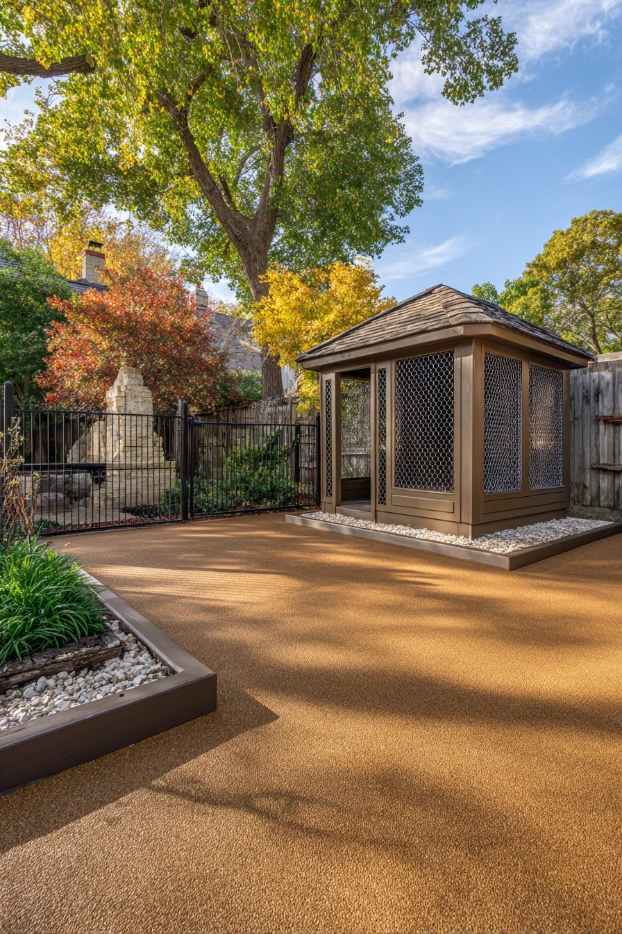 Dog friendly backyard