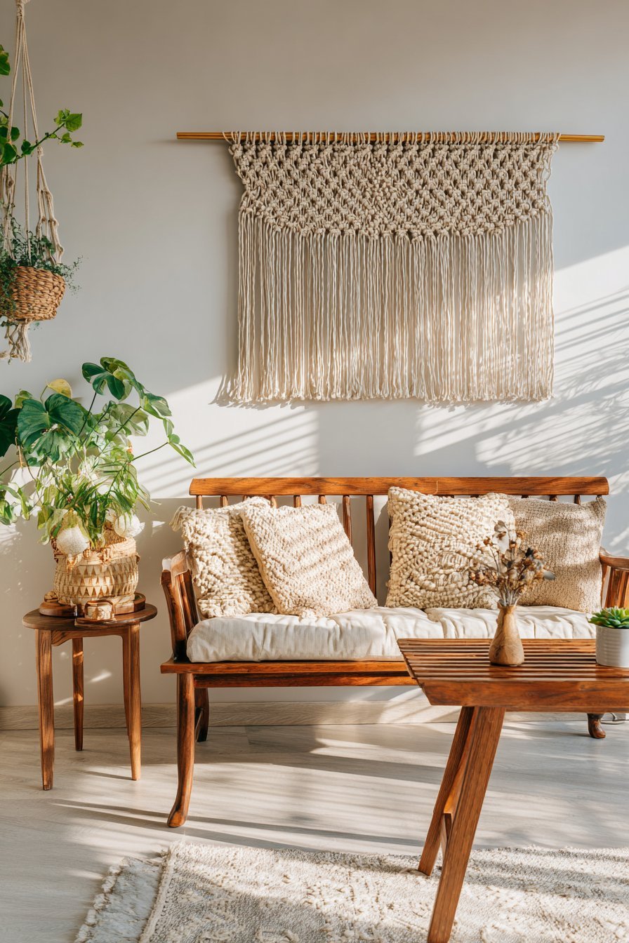 Woven Wall Tapestries and Textile Installations