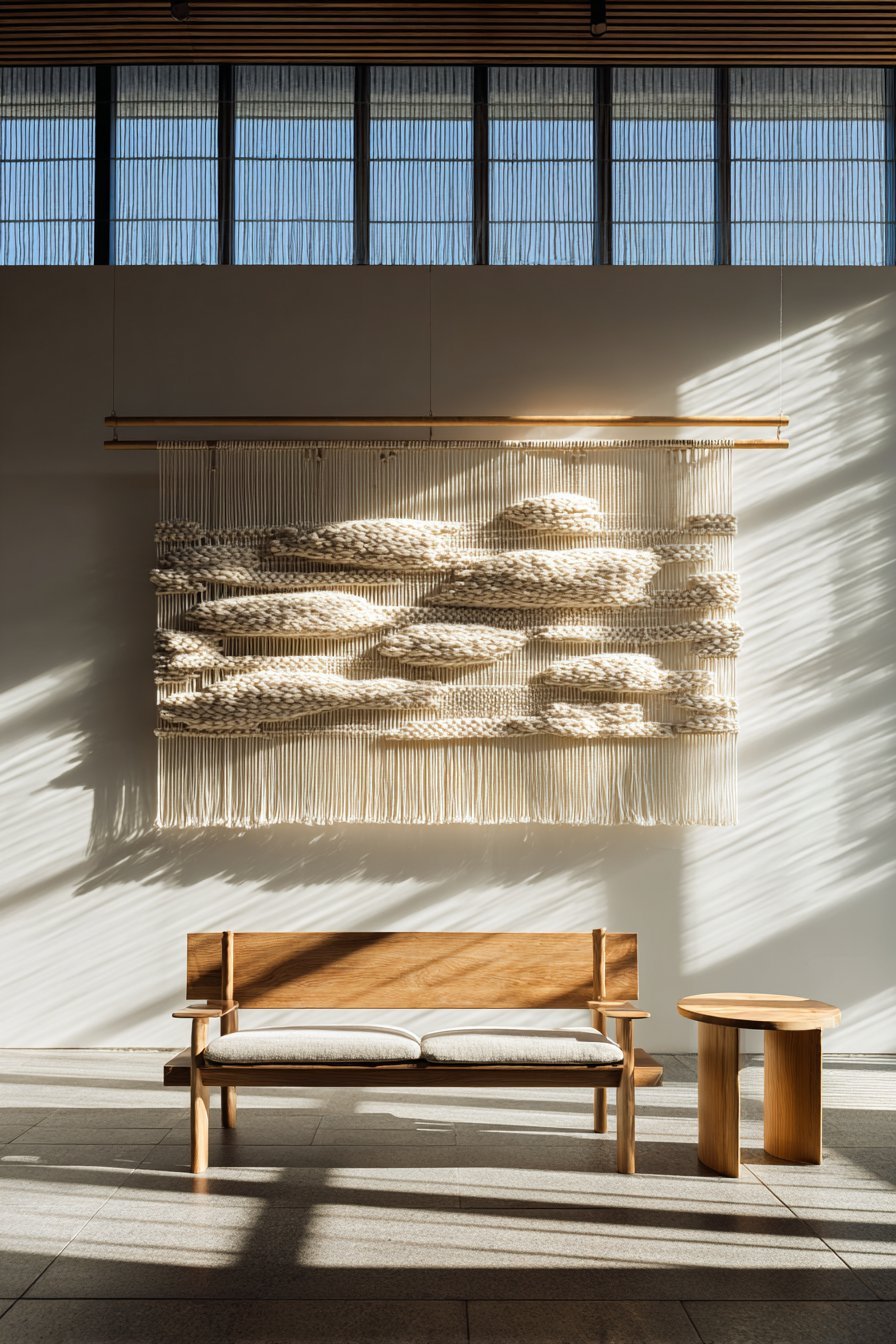 Woven Wall Tapestries and Textile Installations