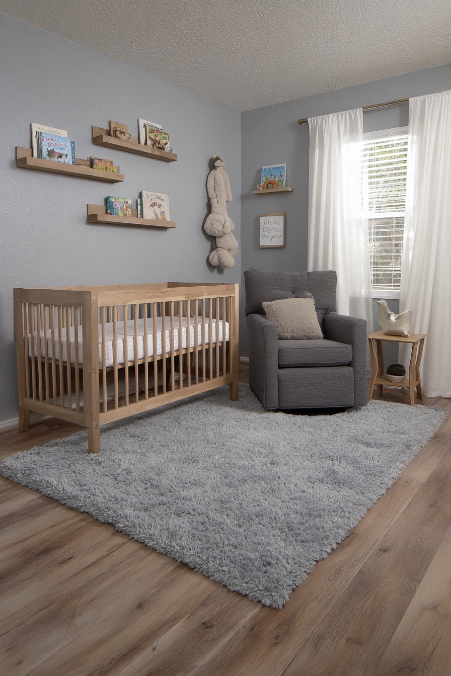 Serene Grey-Blue Sanctuary