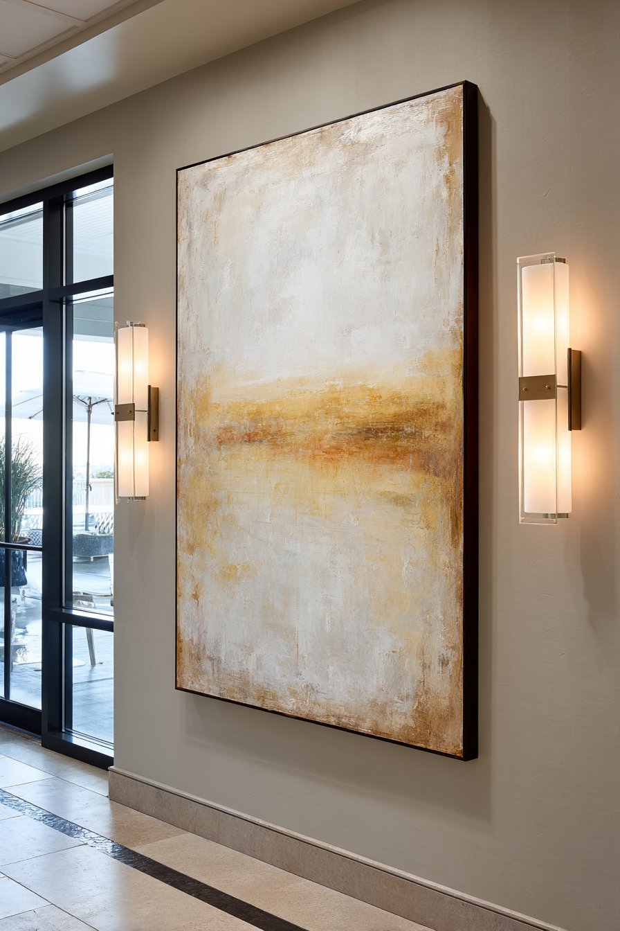 Embrace a Tall, Narrow Single-Statement Piece