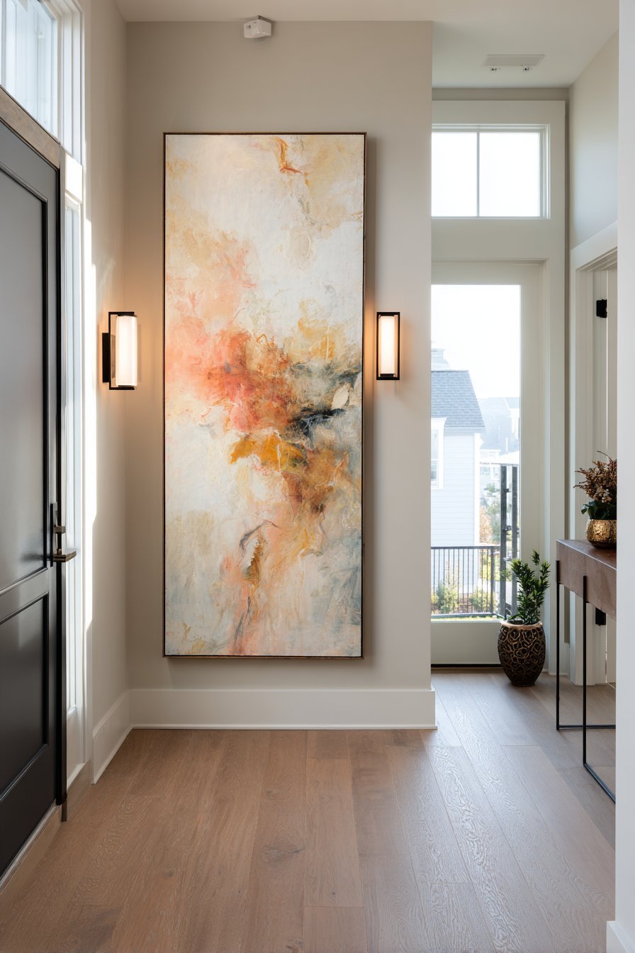 Embrace a Tall, Narrow Single-Statement Piece