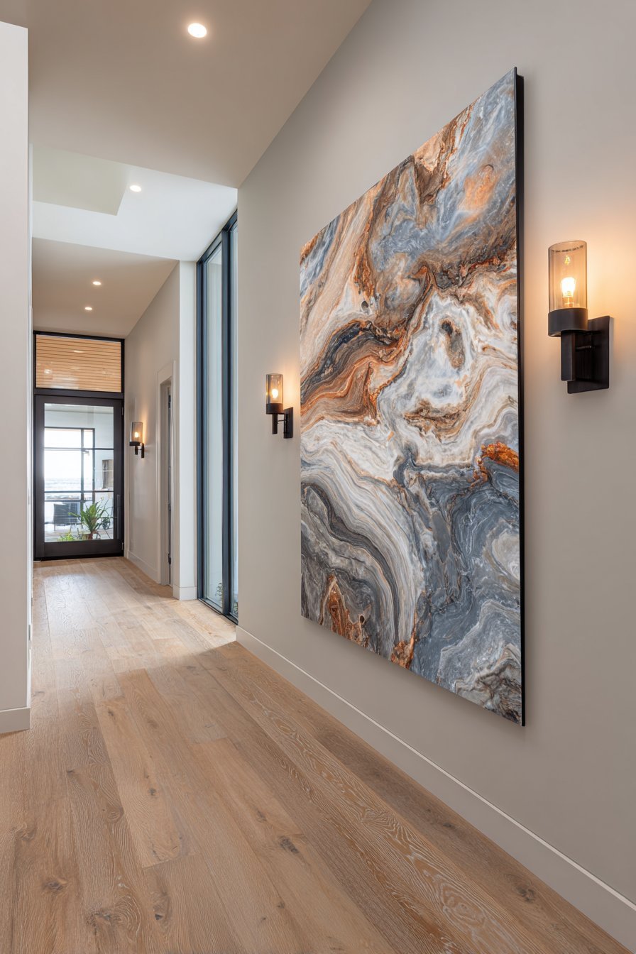 Embrace a Tall, Narrow Single-Statement Piece