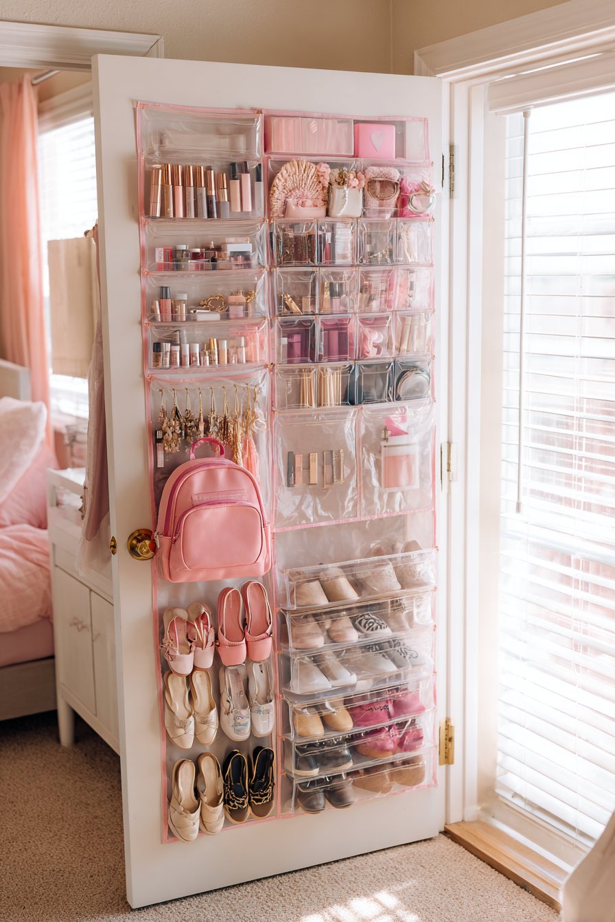 Over-the-Door Storage Maximizes Vertical Space