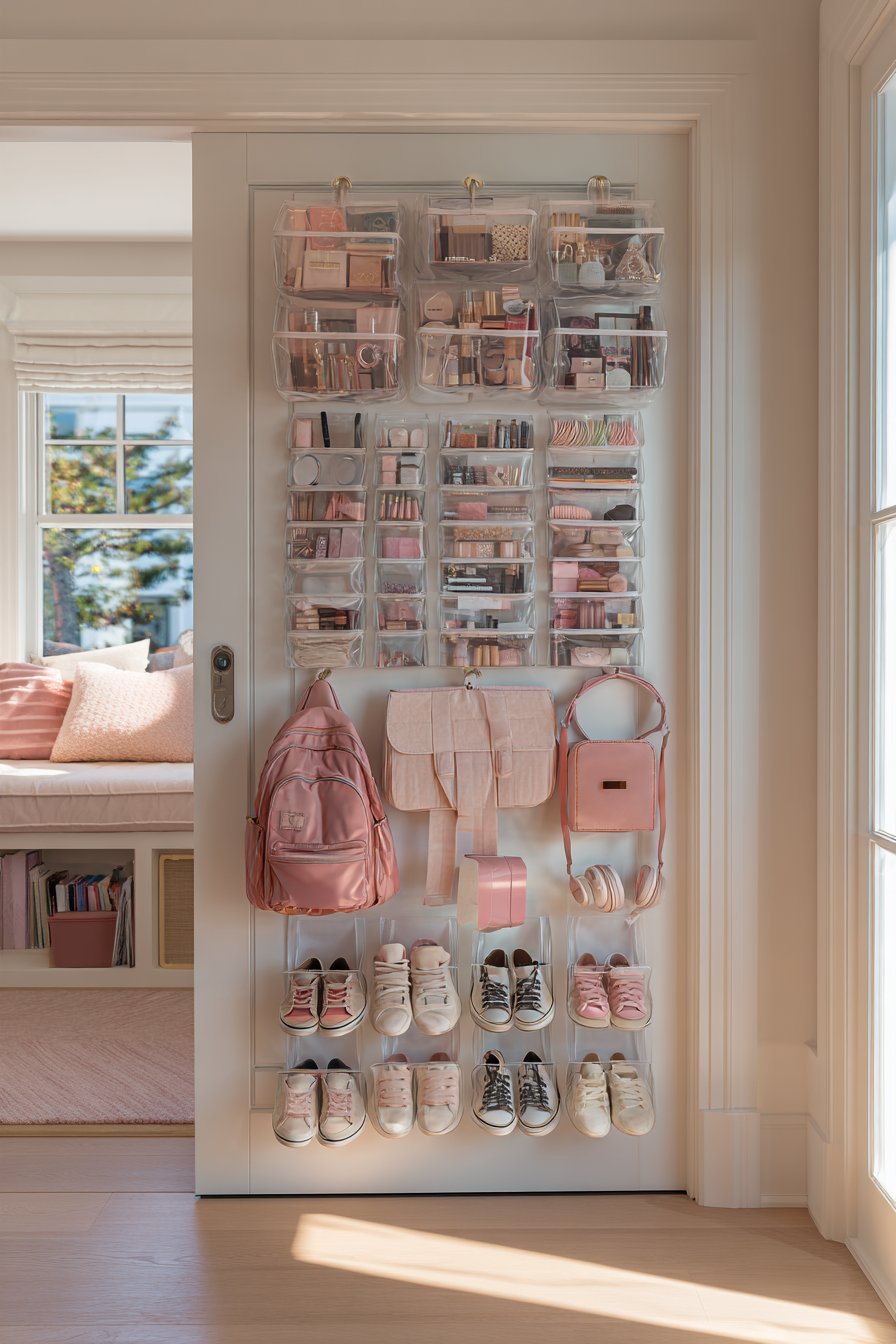 Over-the-Door Storage Maximizes Vertical Space
