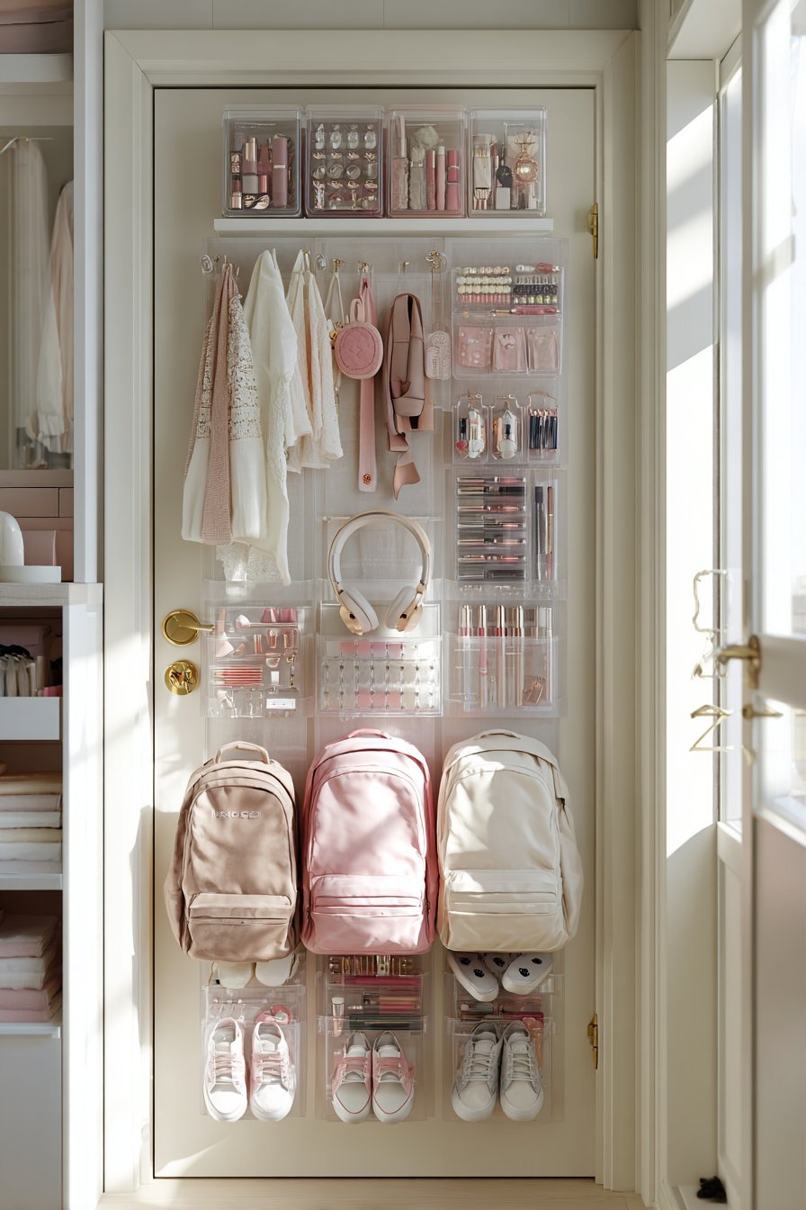 Over-the-Door Storage Maximizes Vertical Space