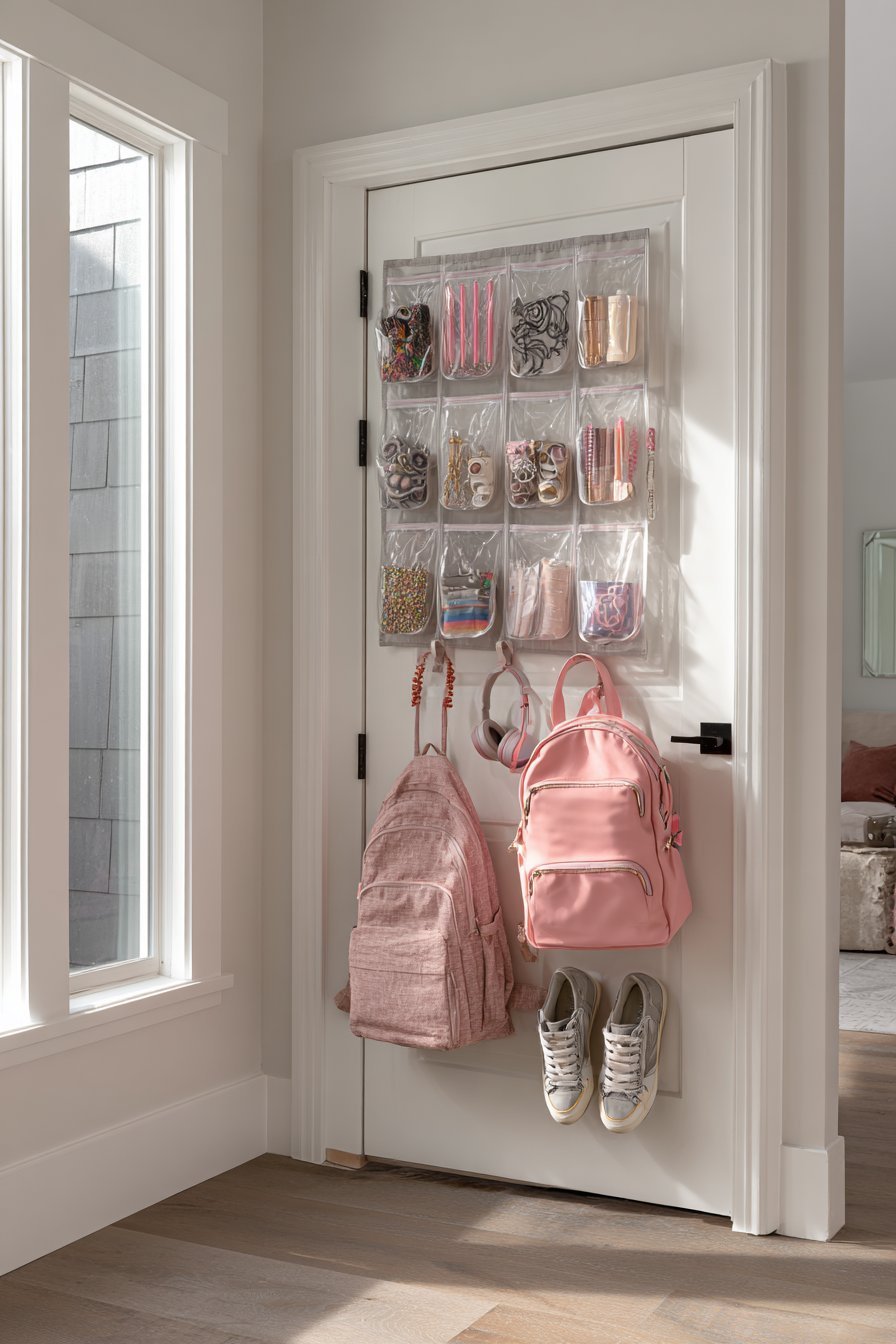 Over-the-Door Storage Maximizes Vertical Space