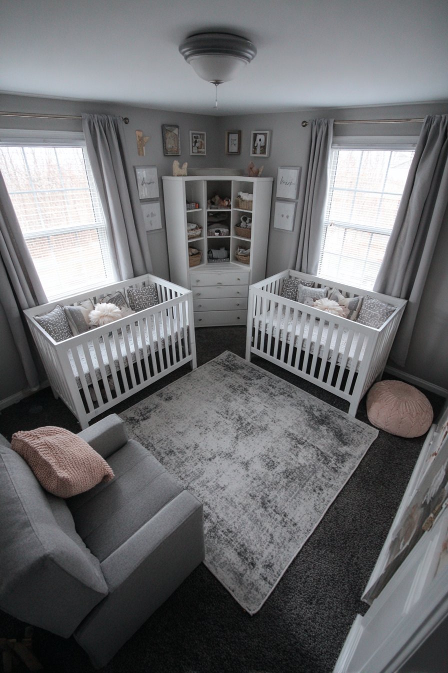 Twin Baby Nursery Efficiency