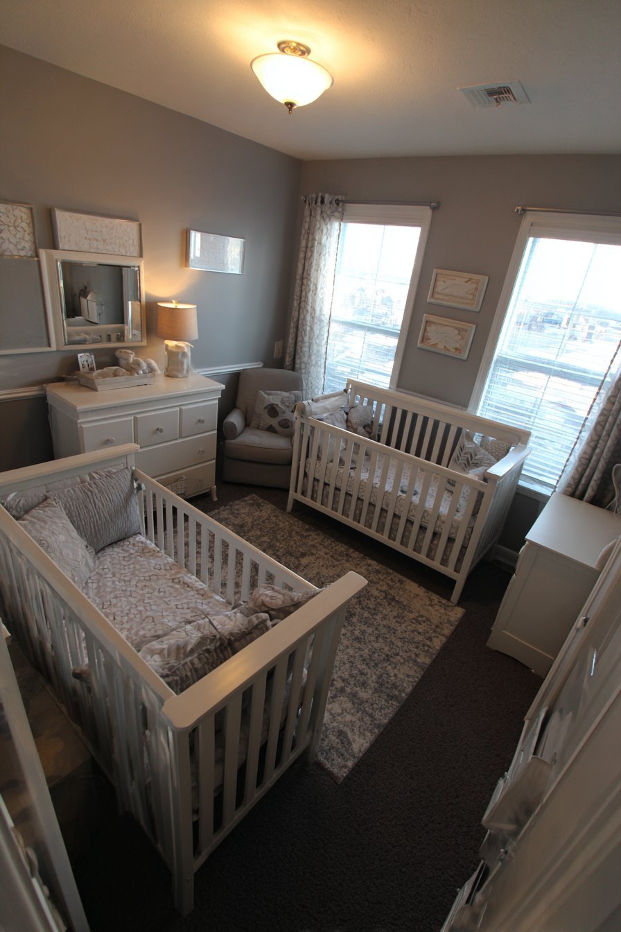 Twin Baby Nursery Efficiency