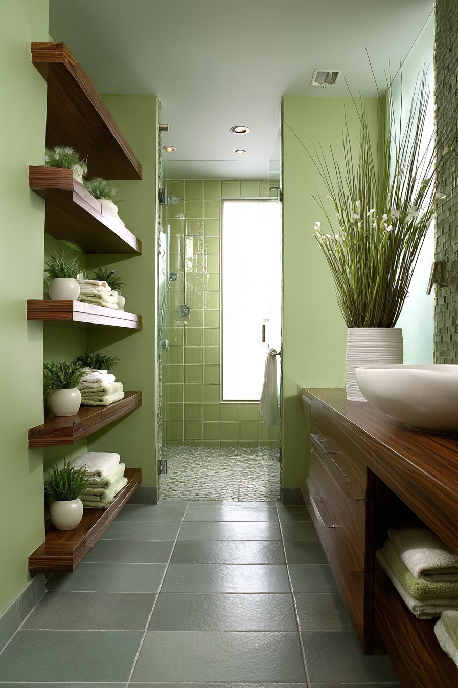 Spa-Like Eucalyptus Green Serenity