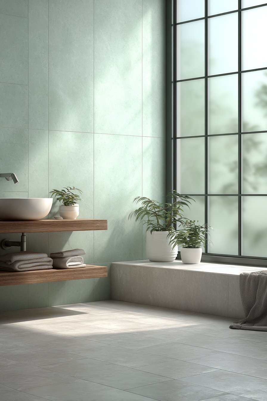 Spa-Like Eucalyptus Green Serenity