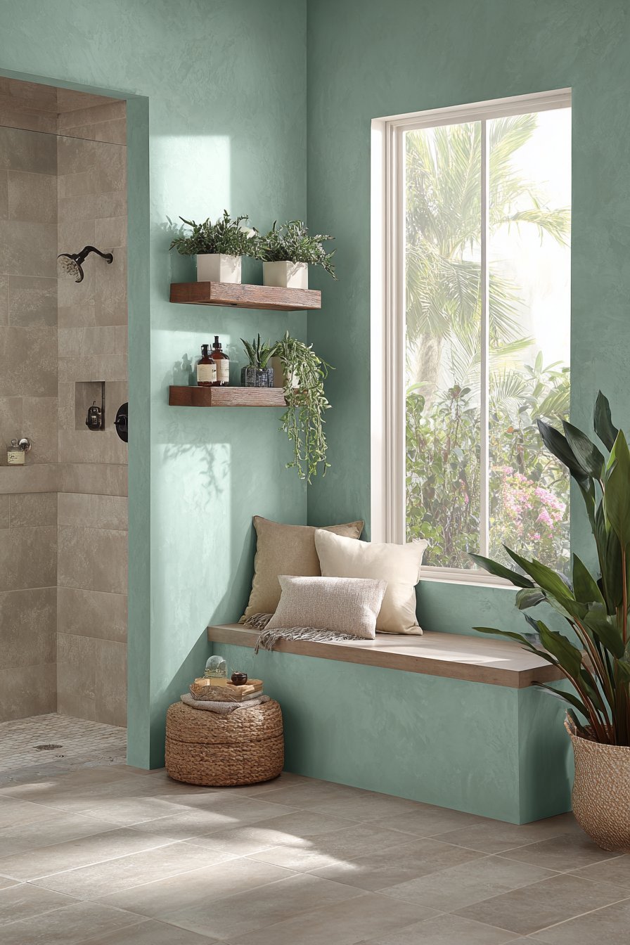 Spa-Like Eucalyptus Green Serenity