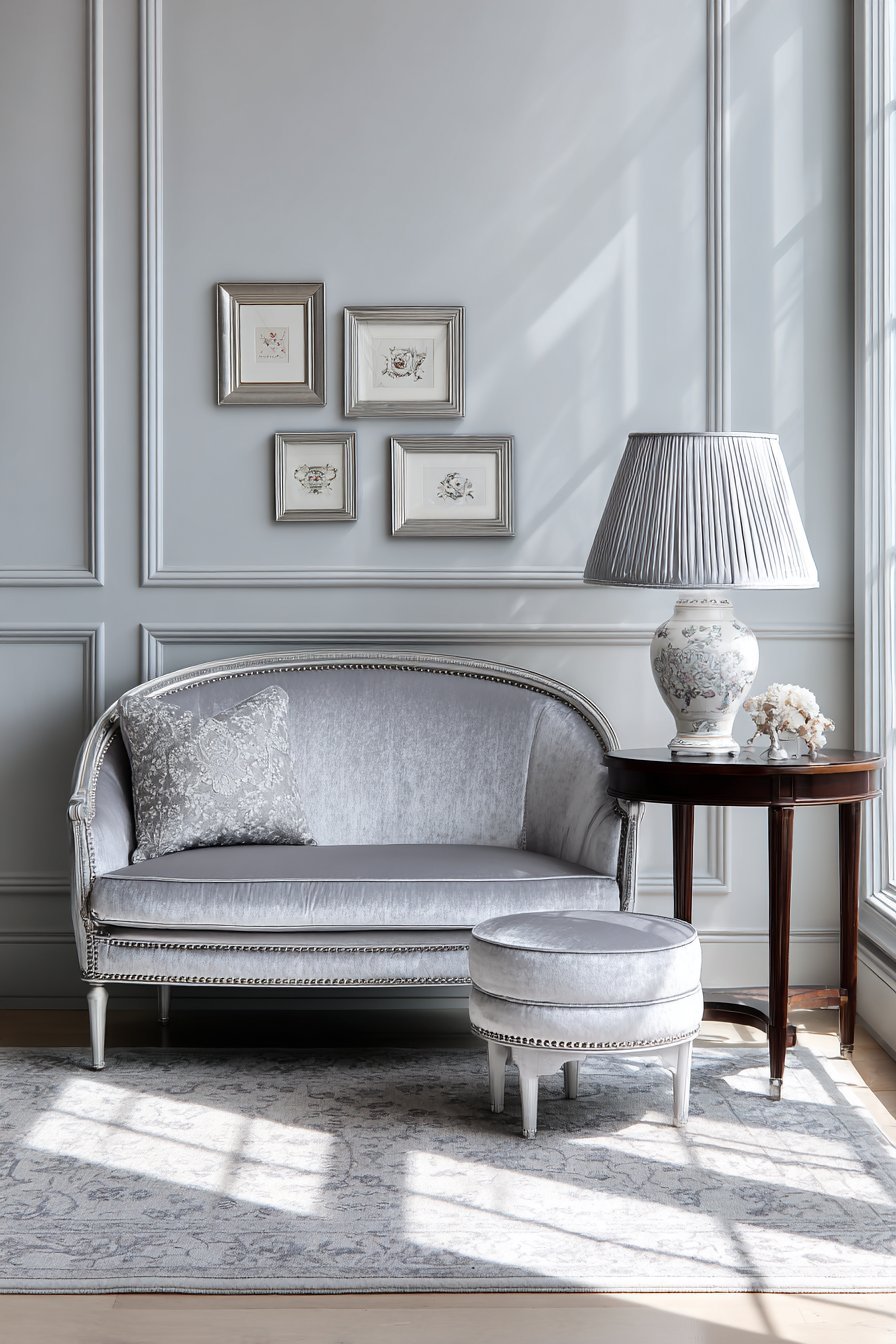 Platinum Velvet Seating Arrangement