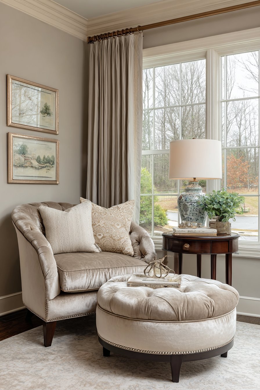 Platinum Velvet Seating Arrangement