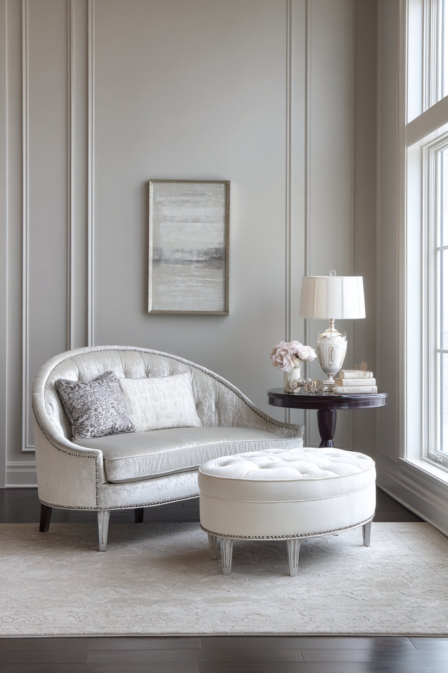 Platinum Velvet Seating Arrangement