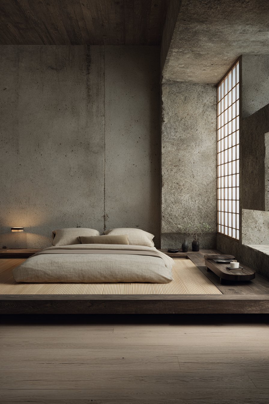 Japanese-Inspired Meditation Space