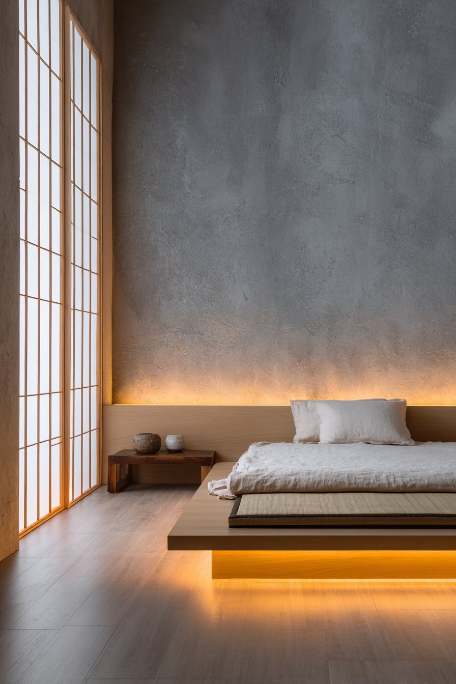 Japanese-Inspired Meditation Space