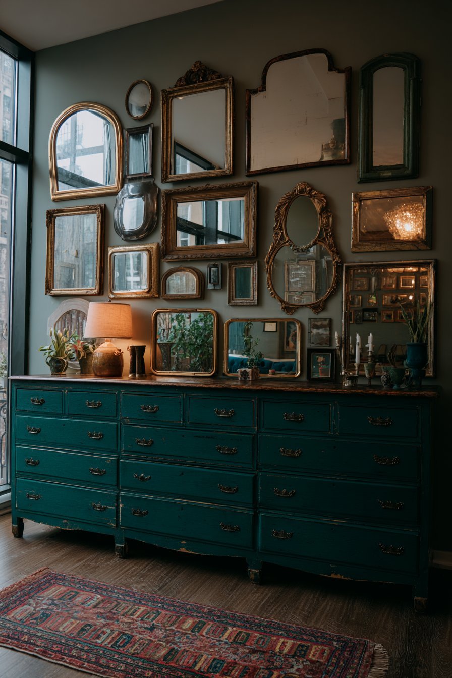 Eclectic Vintage Mirror Collection