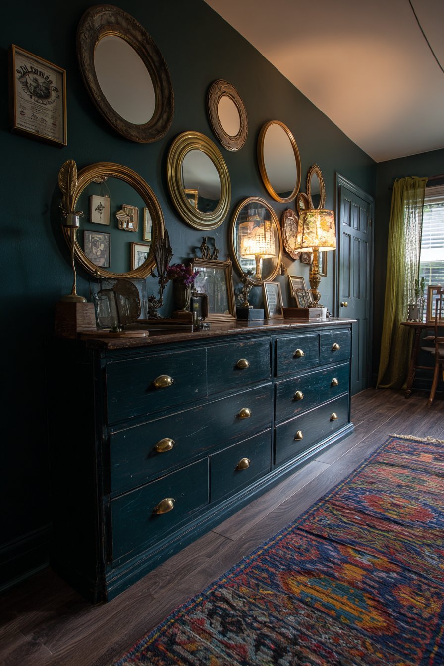 Eclectic Vintage Mirror Collection
