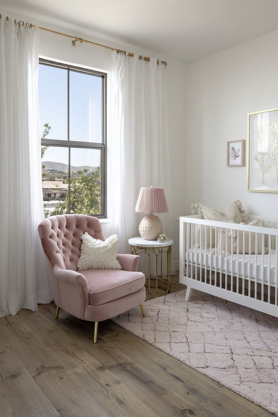 Luxurious Pink Velvet Statement