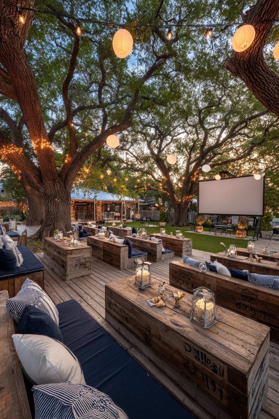 Vintage Stadium Movie Screening Area