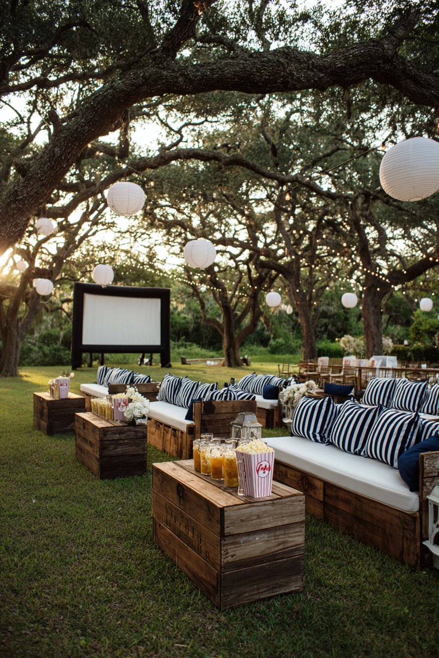 Vintage Stadium Movie Screening Area