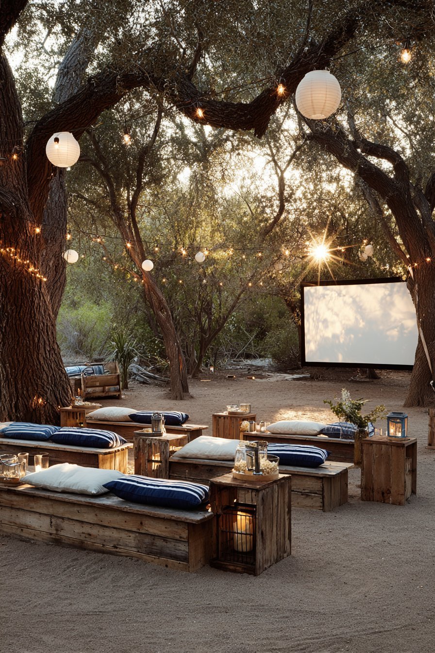 Vintage Stadium Movie Screening Area