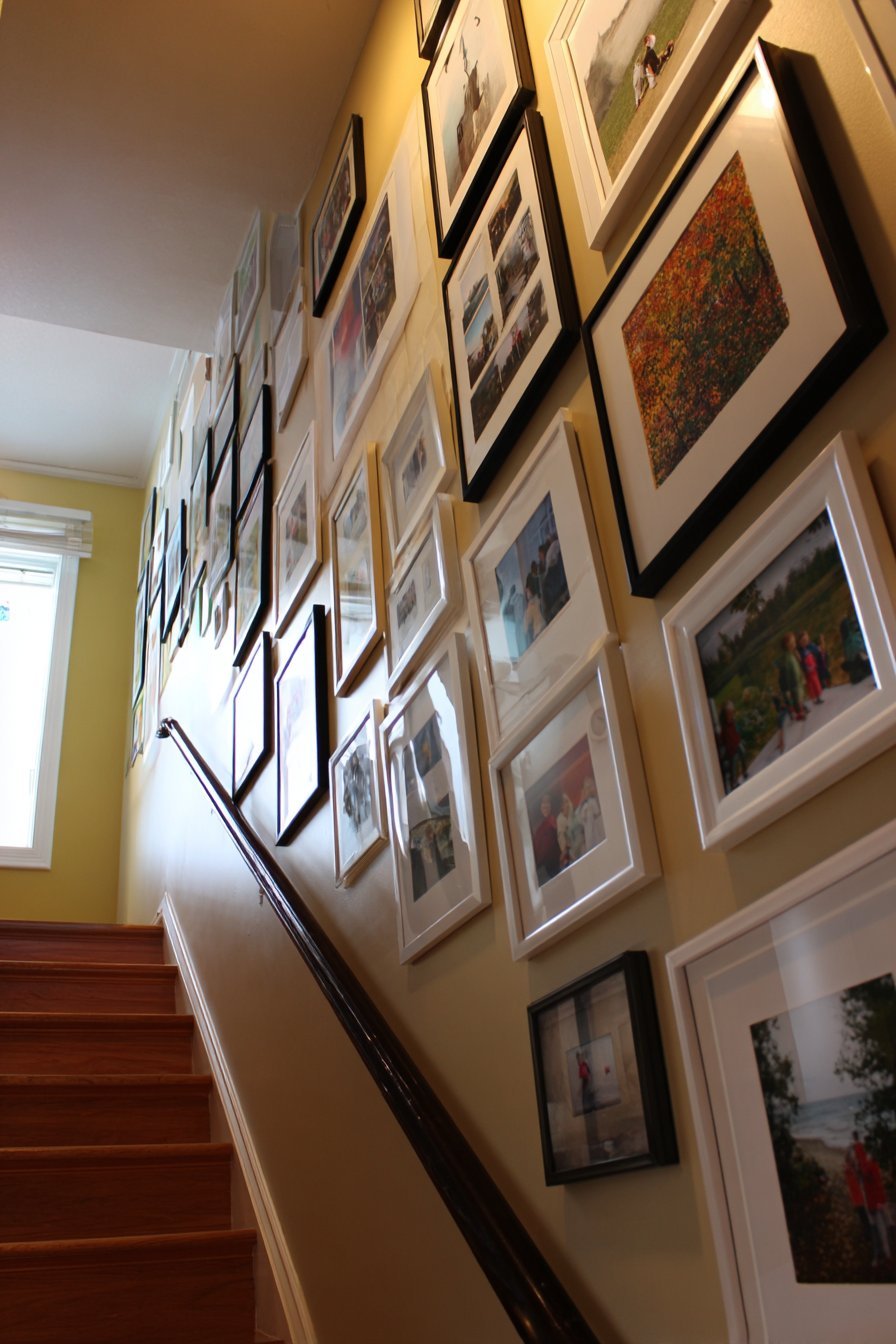 Vertical Slat Wall with Integrated Shelving