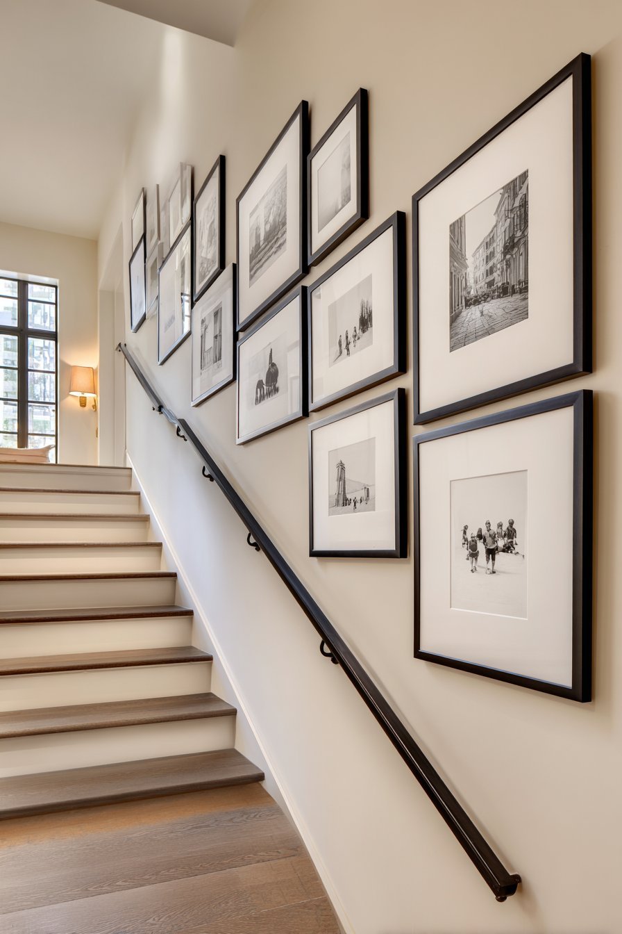 Vertical Slat Wall with Integrated Shelving