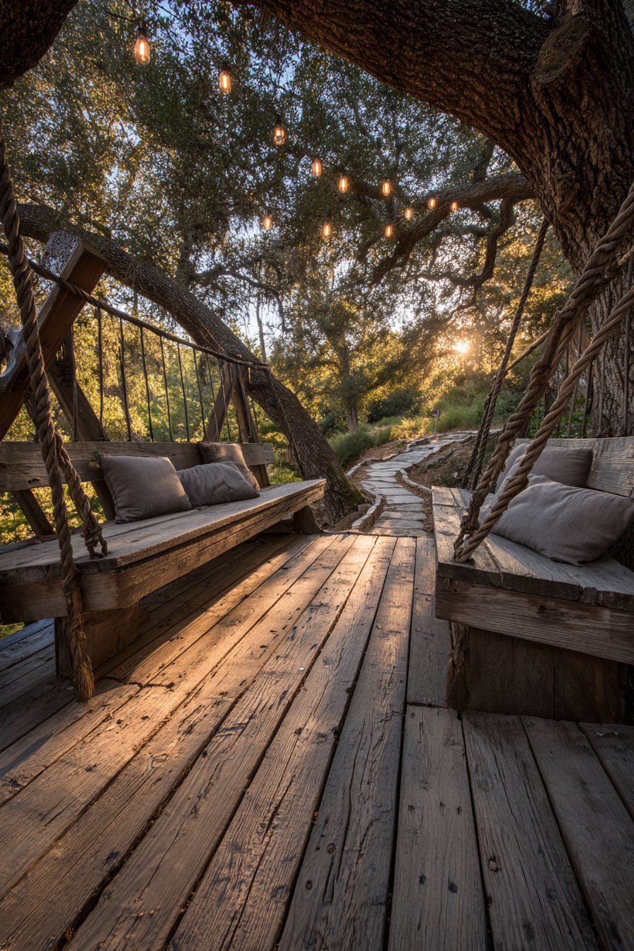Treehouse Platform Reading Retreat