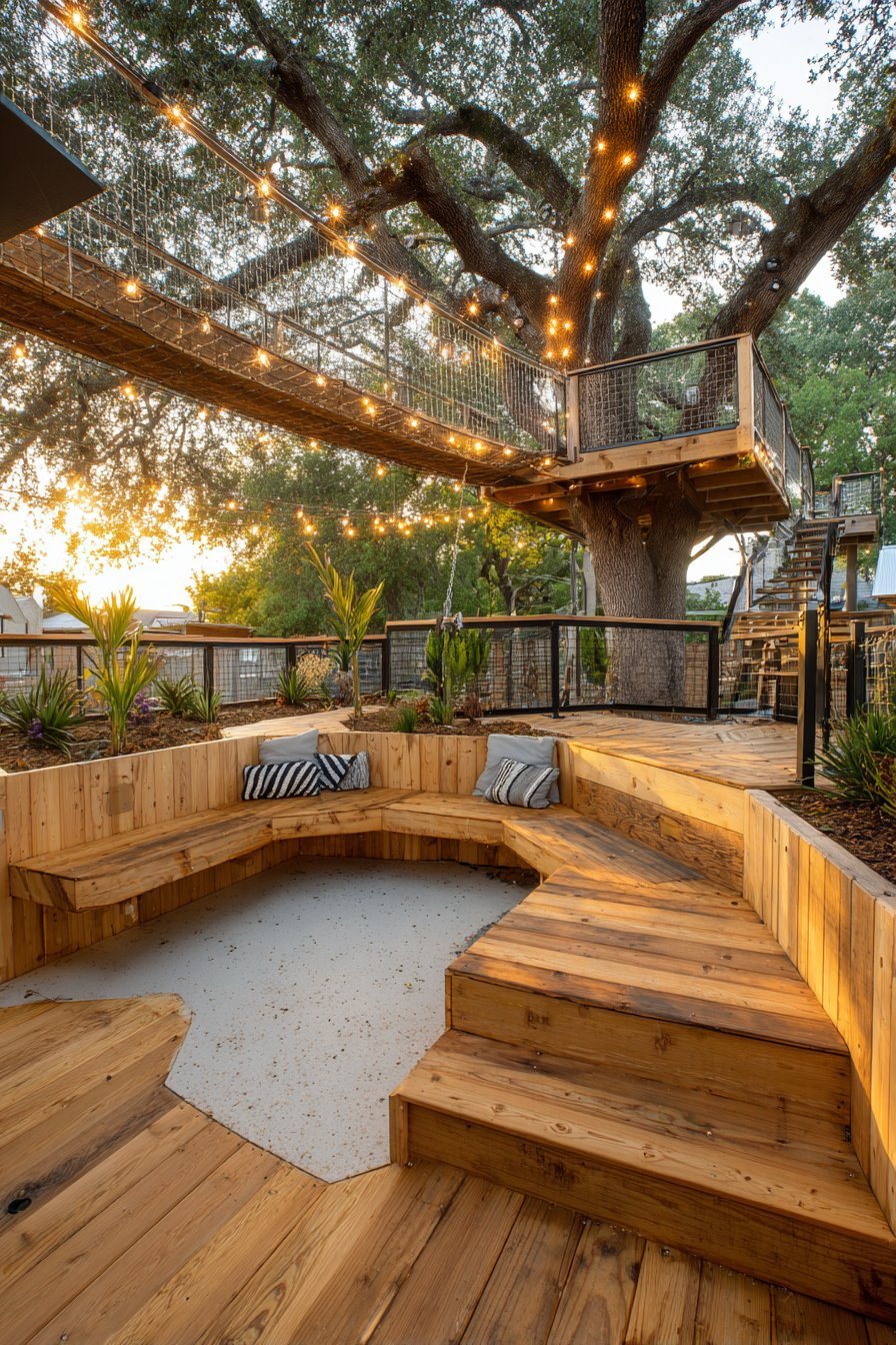 Treehouse Platform Reading Retreat