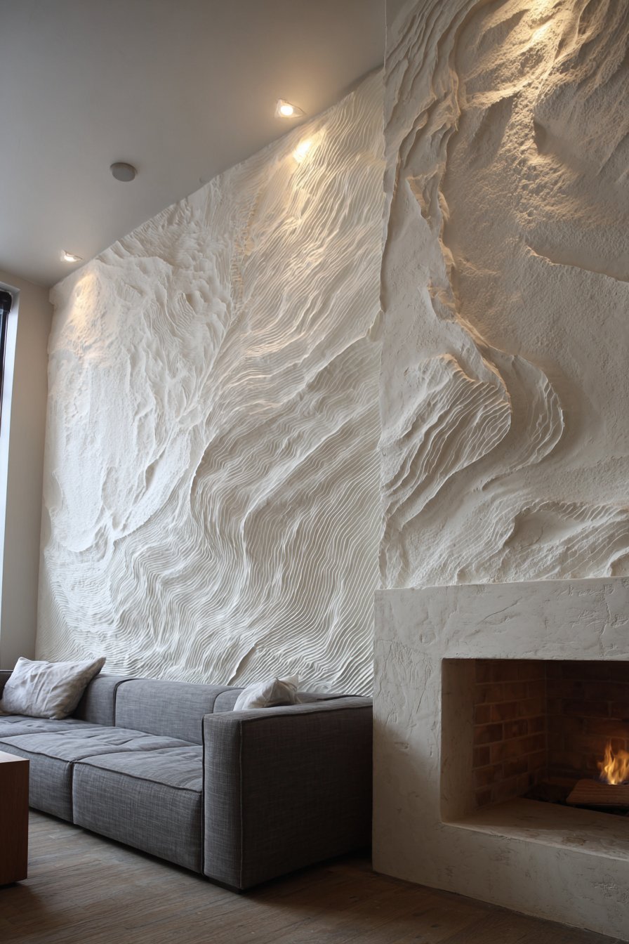 Dimensional Plaster Relief Panels